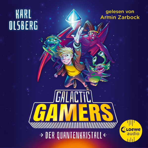 Galactic Gamers (Band 1) - Der Quantenkristall - Spannendes Abenteuer für Kinder, in dem Computerspiele auf die Realität treffen