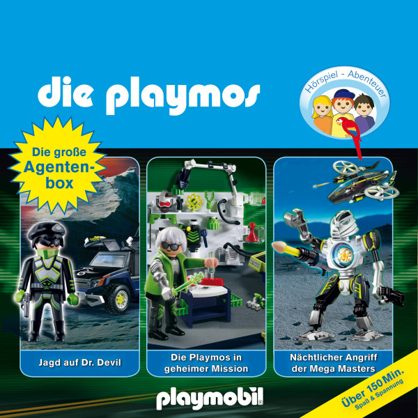 Die Playmos - Das Original Playmobil Hörspiel, Die große Agenten-Box, Folgen 19, 23, 31