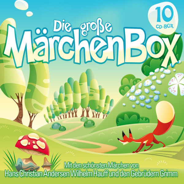 Die große MärchenBox - Mit den schönsten Märchen von Hans Christian Andersen, Wilhelm Hauff und den Gebrüder Grimm