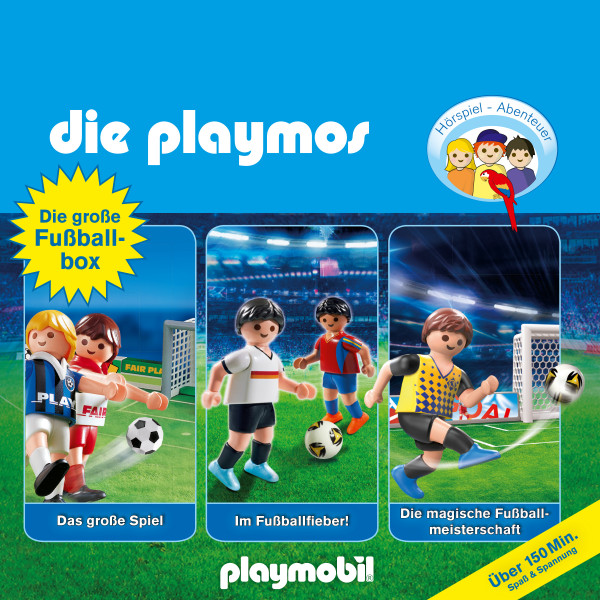 Die Playmos - Das Original Playmobil Hörspiel, Die grosse Fussball-Box, Folgen 7, 51, 60 (Hörspiel)