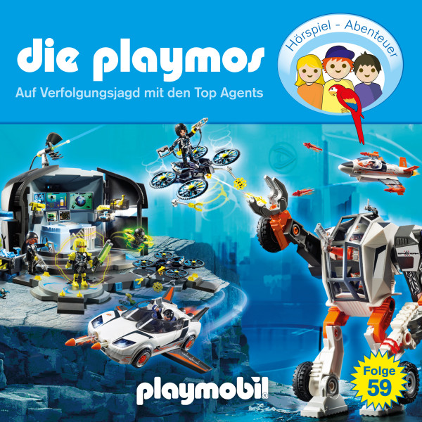Die Playmos - Das Original Playmobil Hörspiel, Folge 59: Auf Verfolgungsjagd mit den Top Agents