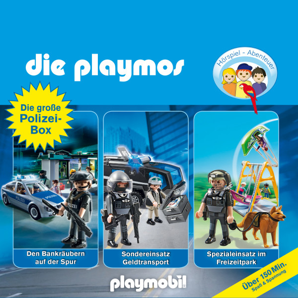 Die Playmos - Das Original Playmobil Hörspiel, Die große Polizei-Box, Folgen 28, 41, 44